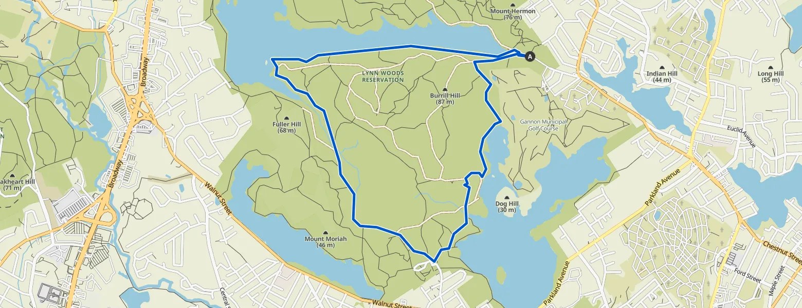 Lynn Woods Reservation Loop South (long) Lynn Woods Reservation